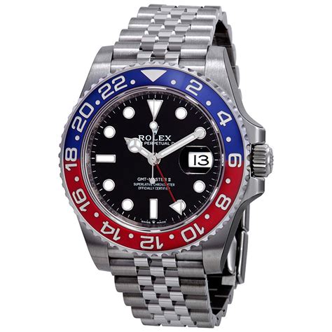 rolex gmt master red blue|Rolex gmt pepsi jubilee.